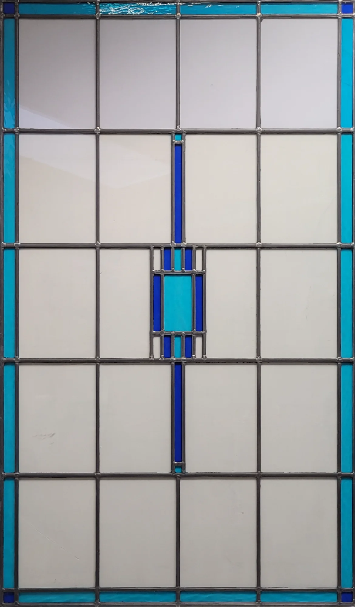 Blank met middenmotief