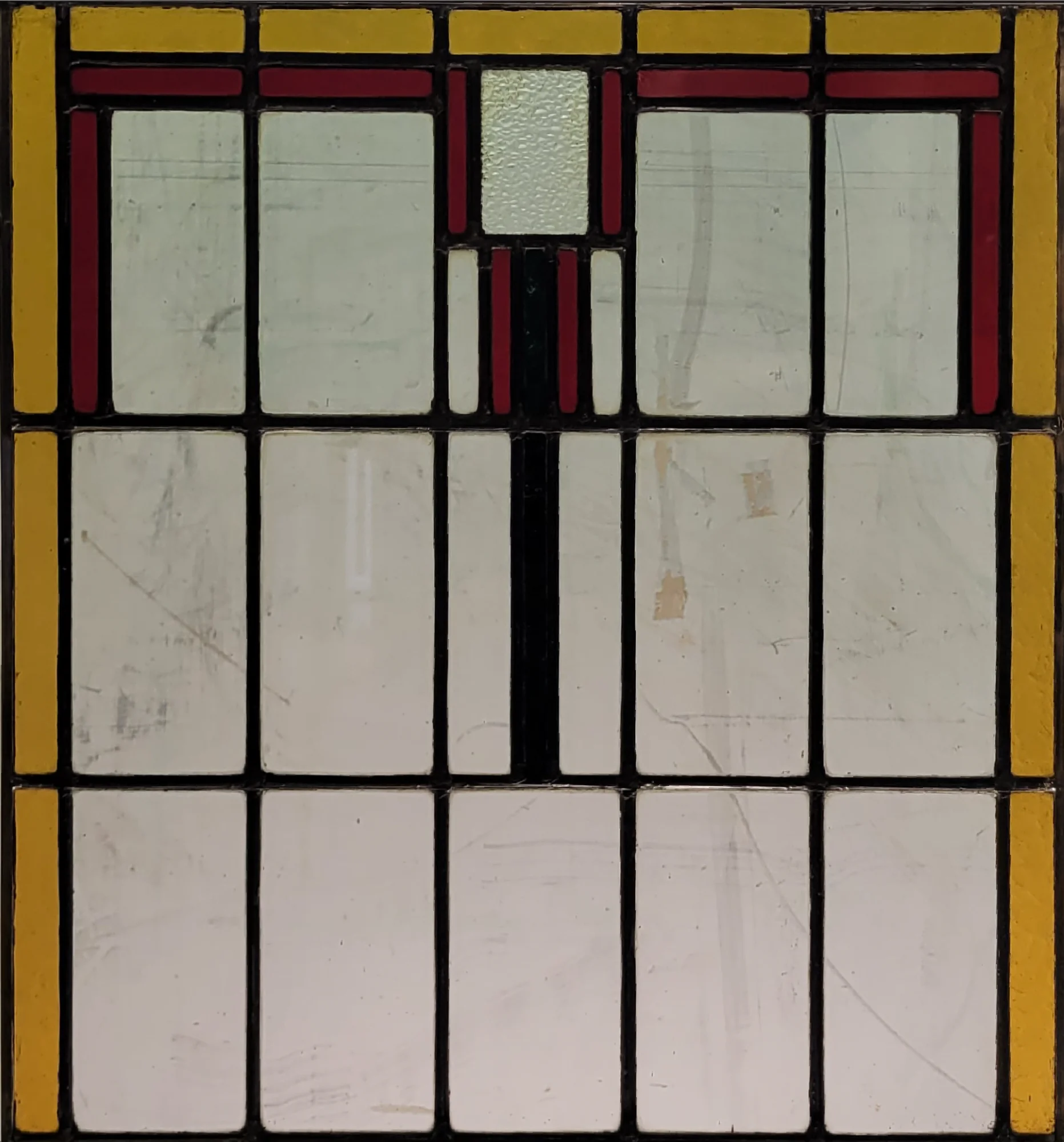 Geometrisch geel rood