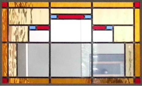 Bovenlicht Jaren '30 - Geometrisch patroon